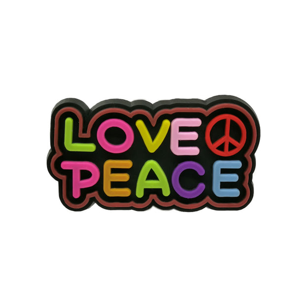 Love Peace Shoe Charm
