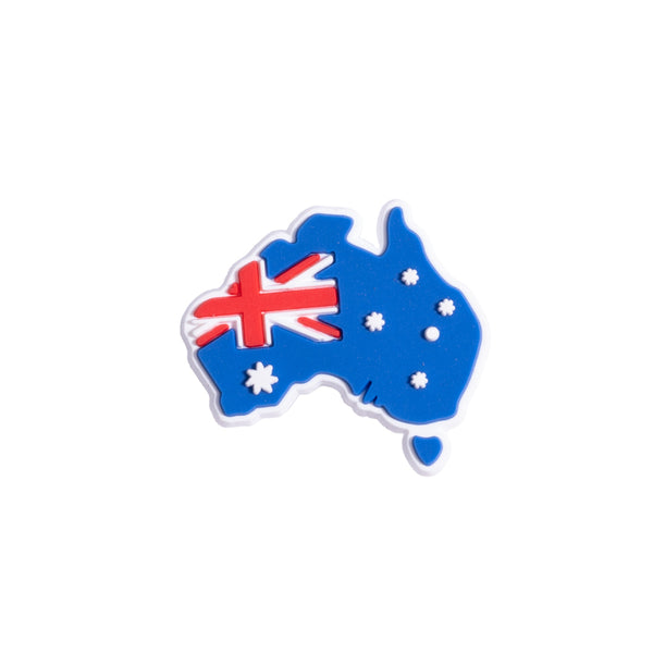 Australian Outline Flag Shoe Charm